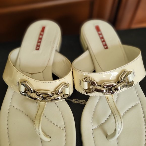 Prada Leather Sandals - Picture 5 of 10